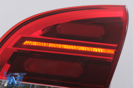 Stopuri LED compatibil cu Porsche Cayenne 958 E2 92A Prefacelift (2010-2015) Rosu-image-6090912