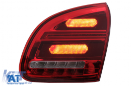 Stopuri LED compatibil cu Porsche Cayenne 958 E2 92A Prefacelift (2010-2015) Rosu-image-6090913