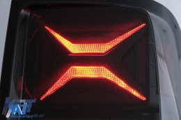 Stopuri LED compatibil cu VW Amarok (2010-2020) Semnal Secvential Dinamic Fumuriu-image-6089545