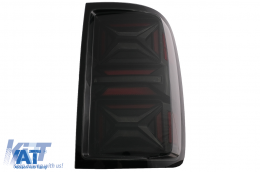 Stopuri LED compatibil cu VW Amarok (2010-2020) Semnal Secvential Dinamic Fumuriu-image-6089551