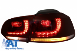 Stopuri LED compatibil cu VW Golf 6 VI (2008-2013) R20 GTI Cherry Red Design DEPO-image-6032085