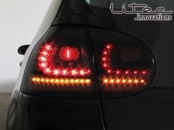 Stopuri LED compatibil cu VW Golf V 03-09 negru/fumuriu-image-64962