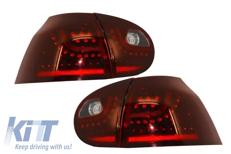 Stopuri LED compatibil cu VW Golf V 5 (2004-2009) Rosu Inchis