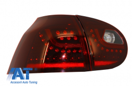 Stopuri LED compatibil cu VW Golf V 5 (2004-2009) Rosu Inchis-image-6021602