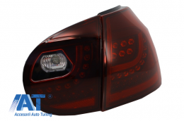 Stopuri LED compatibil cu VW Golf V 5 (2004-2009) Rosu Inchis-image-6021603
