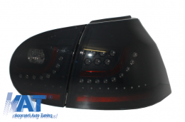 Stopuri LED compatibil cu VW Golf V 5 Fumuriu Negru Extrem Design Urban Style-image-6021617