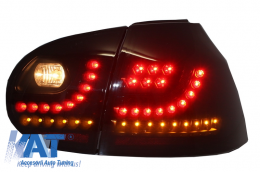 Stopuri LED compatibil cu VW Golf V 5 Fumuriu Negru Extrem Design Urban Style-image-6021621