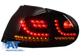 Stopuri LED compatibil cu VW Golf V 5 Fumuriu Negru Extrem Design Urban Style-image-6021622