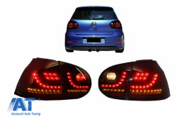 Stopuri LED compatibil cu VW Golf V 5 Fumuriu Negru Extrem Design Urban Style-image-6043142