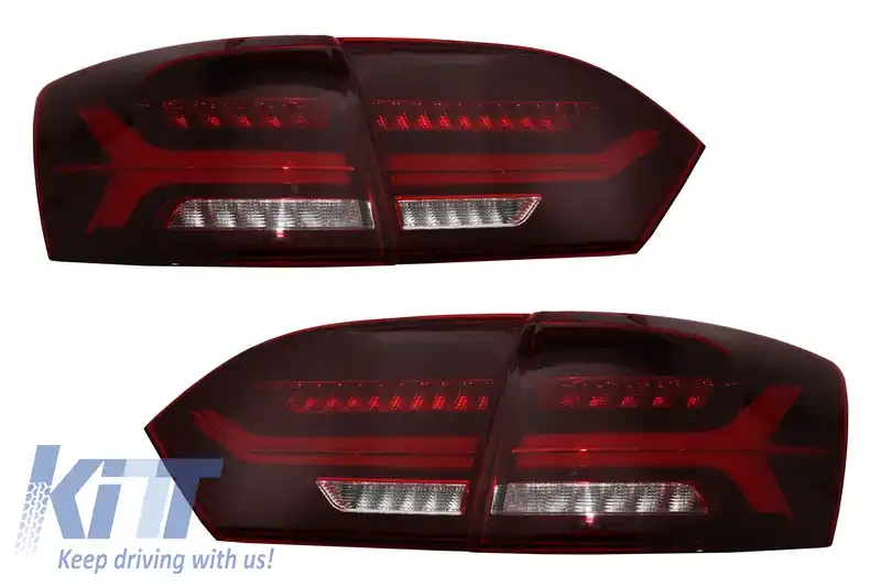 Stopuri LED compatibil cu VW Jetta Mk6 VI 6 (2012-2014) Semnal Secvential Dinamic