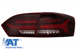 Stopuri LED compatibil cu VW Jetta Mk6 VI 6 (2012-2014) Semnal Secvential Dinamic-image-6020984
