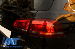 Stopuri LED compatibil cu VW Passat 3C GP Variant (2011-2015) Rosu / Fumuriu-image-6003165
