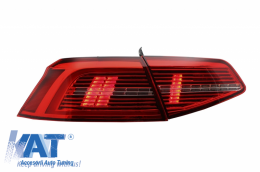 Stopuri LED compatibil cu VW Passat B8 3G (2015-2019) Sedan Matrix R line cu semnal dinamic-image-6042538