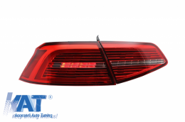 Stopuri LED compatibil cu VW Passat B8 3G (2015-2019) Sedan Matrix R line cu semnal dinamic-image-6042540
