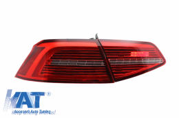 Stopuri LED compatibil cu VW Passat B8 3G (2015-2019) Sedan Matrix R line cu semnal dinamic-image-6042543