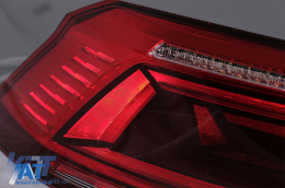 Stopuri LED compatibil cu VW Passat B8 3G (2015-2019) Sedan B8.5 Design cu semnal dinamic-image-6089600