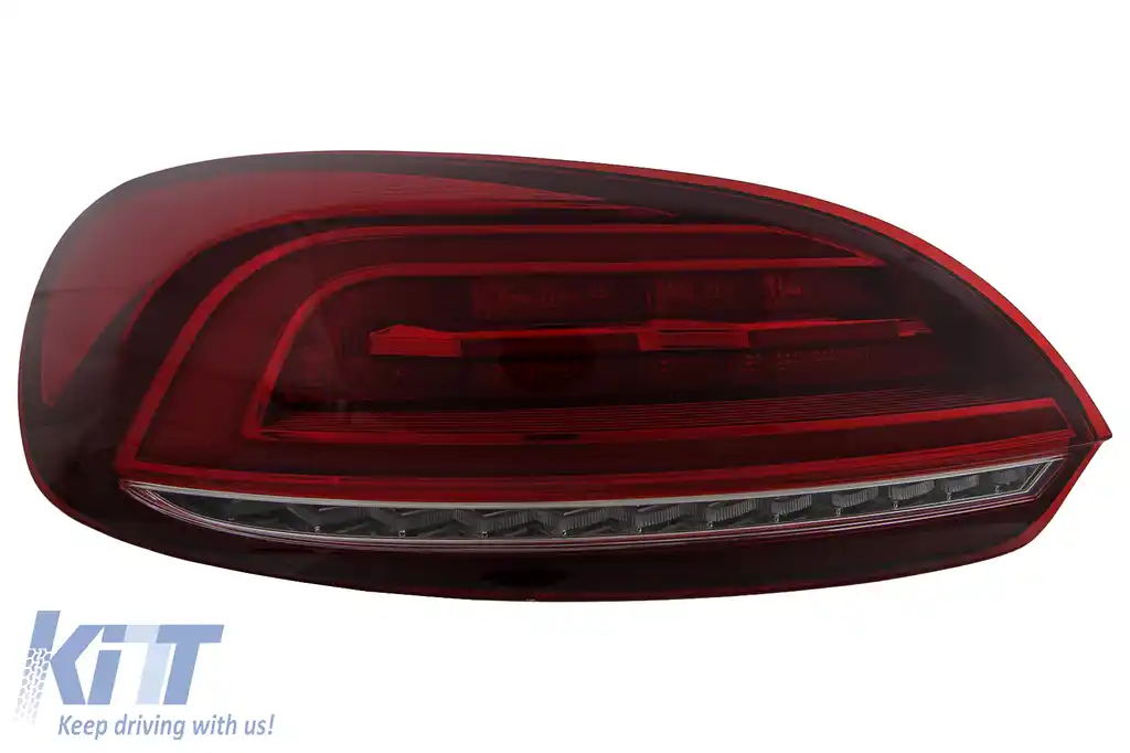 Stopuri LED compatibil cu VW Scirocco Hatchback 137 Mk3 (2008-2014) Rosu Semnal Dinamic-image-6110140