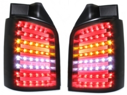 Stopuri LED compatibil cu VW T5 03-12/09 LED indicator negru / fumuriu--image-65486