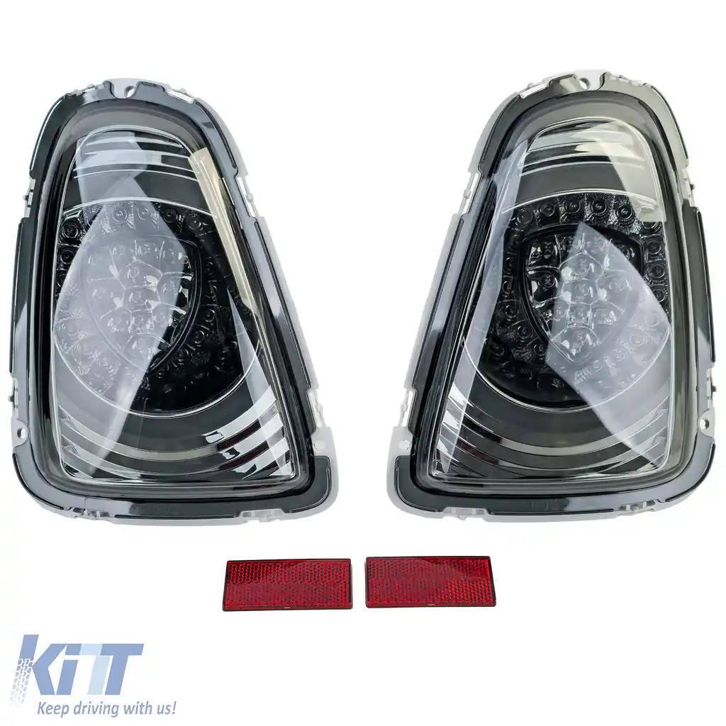 Stopuri LED cu design special fum negru, potrivite pentru Mini One Cooper R56 2010-2014-image-6207756