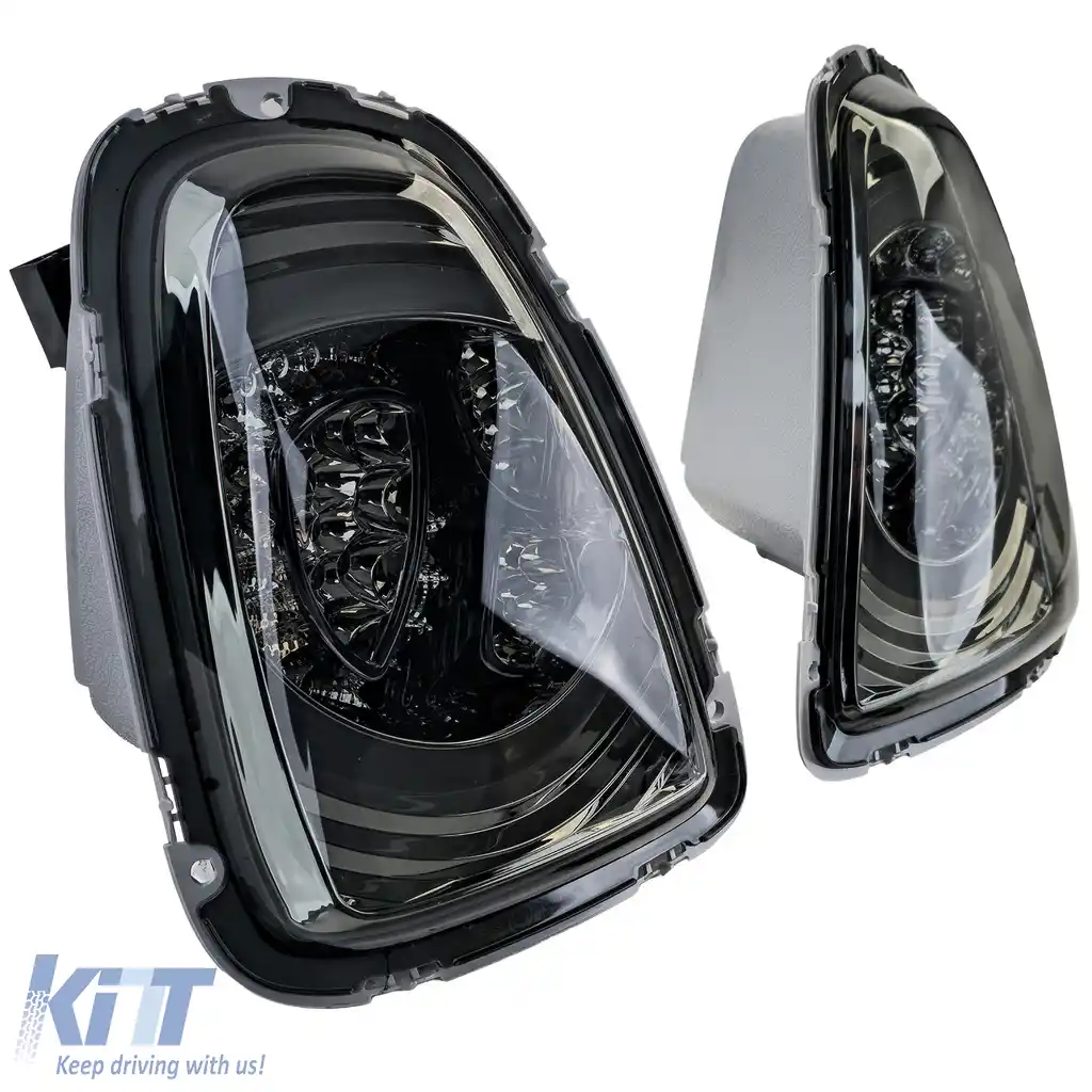 Stopuri LED cu design special fum negru, potrivite pentru Mini One Cooper R56 2010-2014-image-6207757