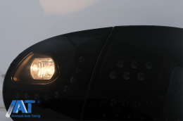 Stopuri LED Fumuriu Dinamic cu Prelungire Bara Spate compatibil cu VW Golf 5 (2004-2007) R32 Design-image-6070030