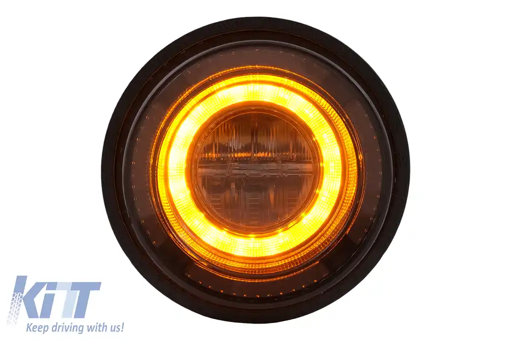 Stopuri LED Glohh GL-2X compatibil cu Land Rover Defender L316 (1990-2016) Fumuriu-image-6106521