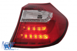 Stopuri LED Light Bar compatibil cu BMW Seria 1 E81 E87 (2004-08.2007) Rosu Clar-image-6088661