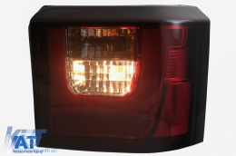 Stopuri LED Light Bar compatibil cu VW T4 Transporter Caravelle Multivan (1990-2003) Rosu Fumuriu-image-6086733