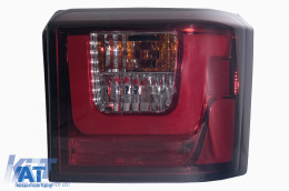 Stopuri LED Light Bar compatibil cu VW T4 Transporter Caravelle Multivan (1990-2003) Rosu Fumuriu-image-6086734