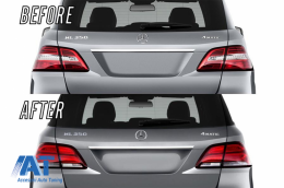Stopuri LED LightBar compatibil cu Mercedes M-Class W166 (2012-2015) Rosu Clar LHD-image-6075039
