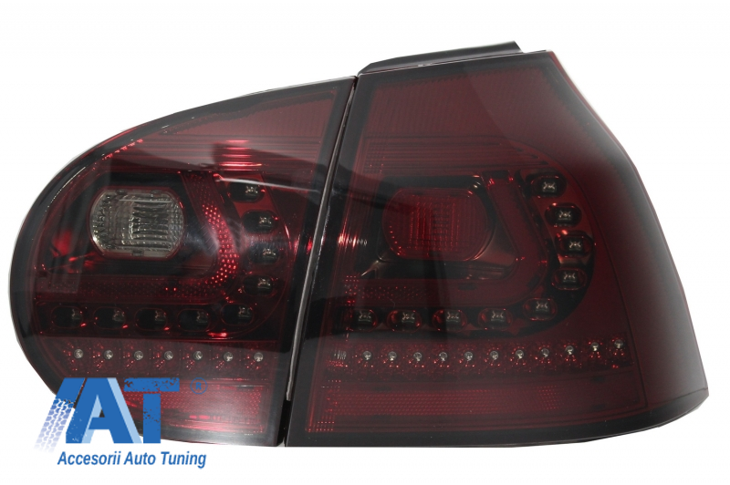 Stopuri Led Litec Compatibil Cu Vw Golf 5 V 2004 2009 Rosu