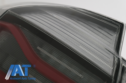 Stopuri LED M Look Black Line compatibil cu BMW Seria 3 F30 (2011-2019) LCI Design cu Semnal Dinamic Secvential-image-6064433