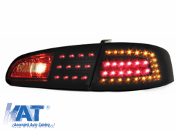 Stopuri LITEC LED compatibil cu SEAT Ibiza 6L 02.02-08  negru/fumuriu-image-6030814