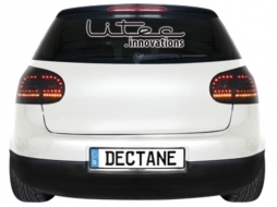 Stopuri LITEC LED compatibil cu VW Golf V 5 03-09 negru/fumuriu-image-64950