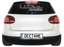 Stopuri LITEC LED compatibil cu VW Golf V 5 03-09 negru/fumuriu-image-64951
