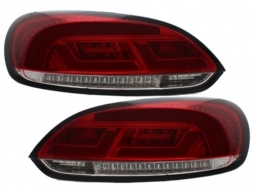 Stopuri Litec LED compatibil cu VW Scirocco III 08-10 rosu / clar-image-62418