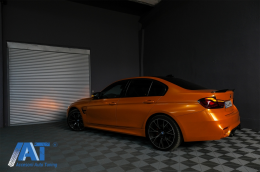 Stopuri OLED compatibil cu BMW Seria 3 F30 (2011-2019) F35 F80 Rosu Clar M4 Design cu Semnal Dinamic Secvential-image-6084671