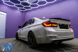 Stopuri OLED compatibil cu BMW Seria 3 F30 (2011-2019) F35 F80 Rosu Clar M4 Design cu Semnal Dinamic Secvential-image-6089129
