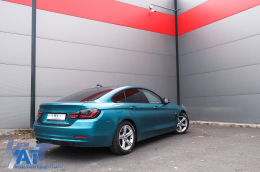 Stopuri OLED compatibil cu BMW Seria 4 F32 F33 F36 M4 F82 F83 (2013-03.2019) Rosu Fumuriu cu Semnal Dinamic Secvential-image-6090840