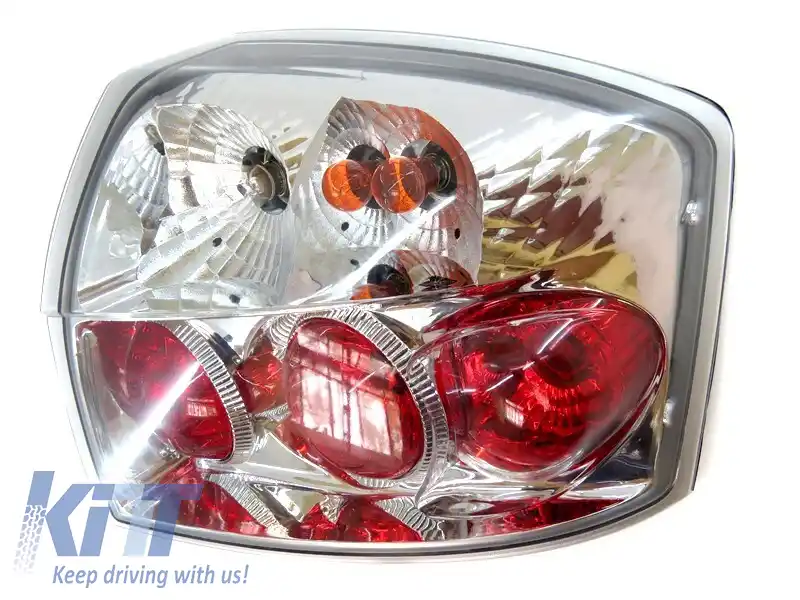 Stopuri tuning potrivite pentru Audi A4 2000-2004 cu bază cromată