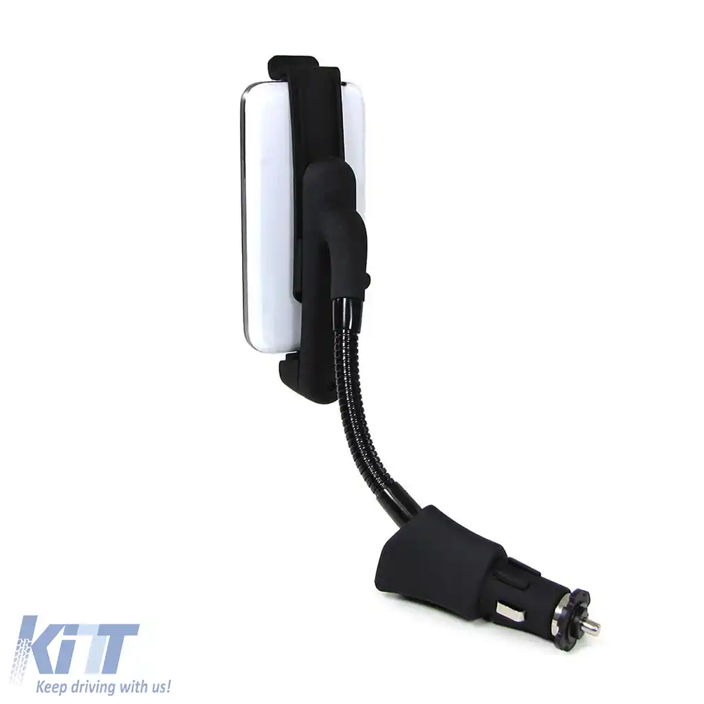 Suport activ pentru telefonul mobil în mașină cu stație de încărcare pentru iPhone 5 5C 5S 5SE 6 6S-image-6190692