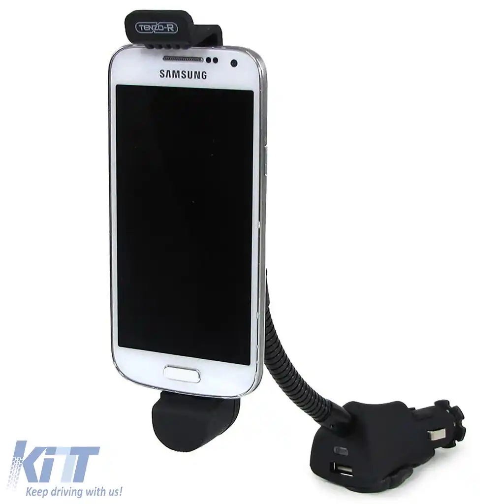 Suport activ pentru telefonul mobil în mașină cu stație de încărcare, potrivit pentru Samsung S4 S5 S6 S7 A3 A5-image-6198449