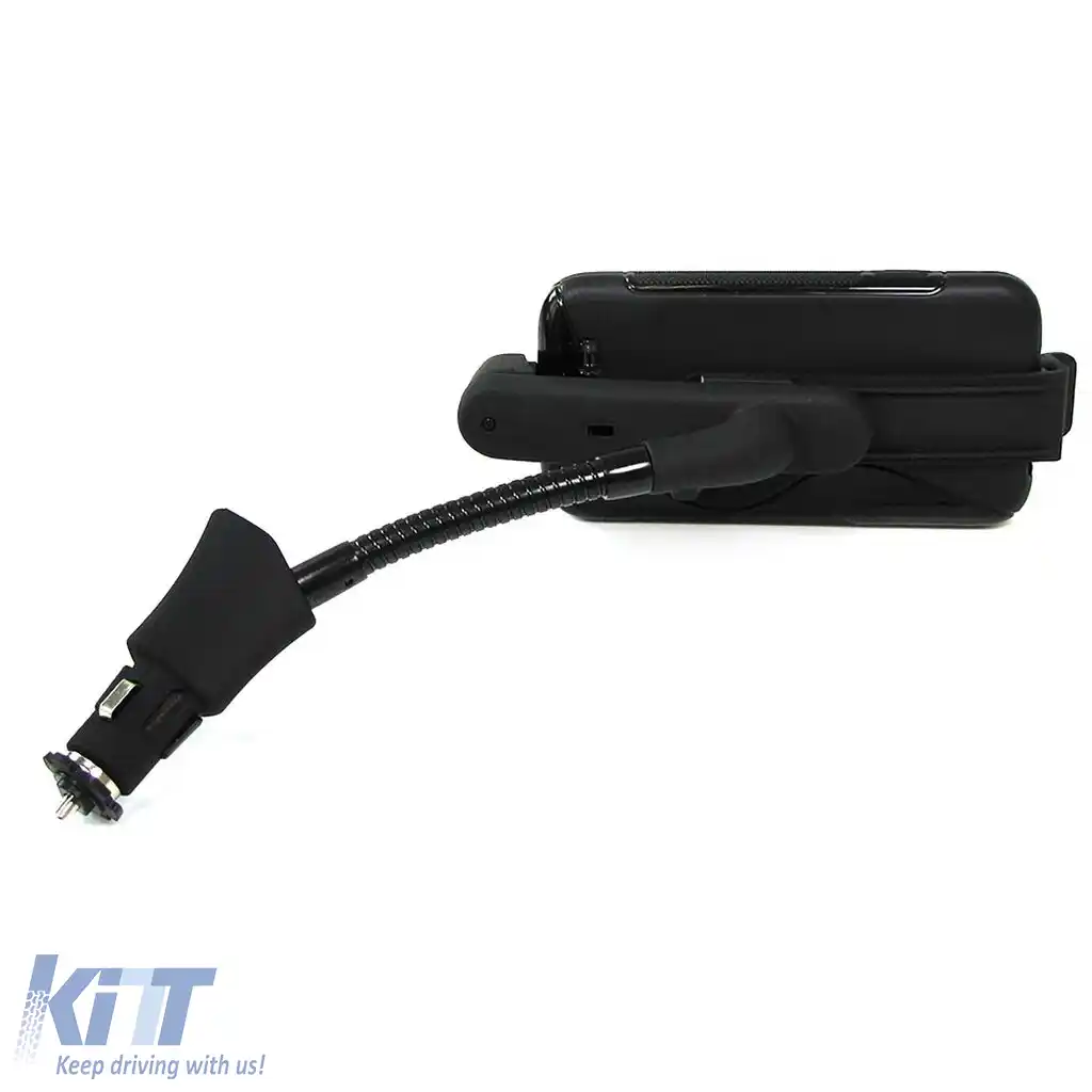 Suport activ pentru telefonul mobil în mașină cu stație de încărcare, potrivit pentru Samsung S4 S5 S6 S7 A3 A5-image-6198453