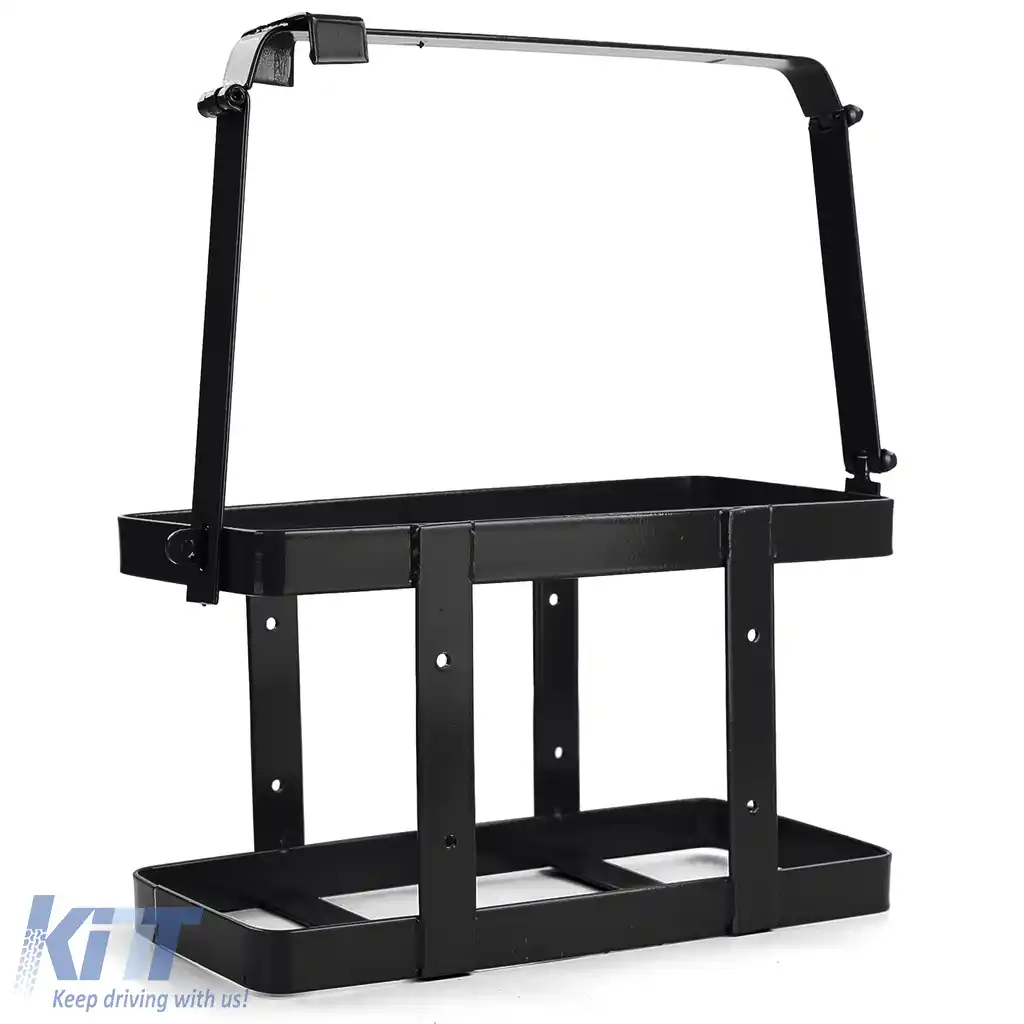 image-66-Suport canistră Suport canistră negru, potrivit pentru canistră metalică de 20L, cu închidere