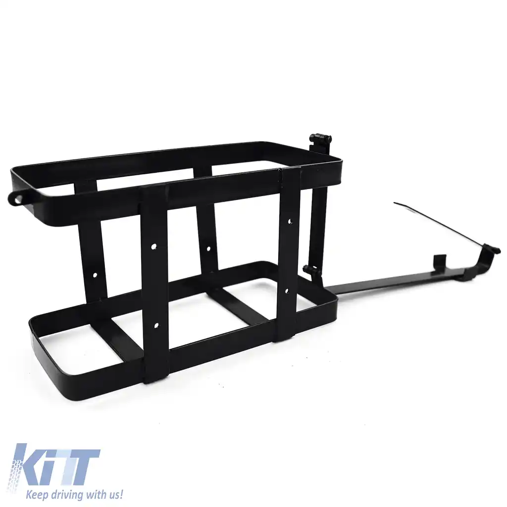 Suport canistră Suport canistră negru, potrivit pentru canistră metalică de 20L, cu închidere-image-6198747