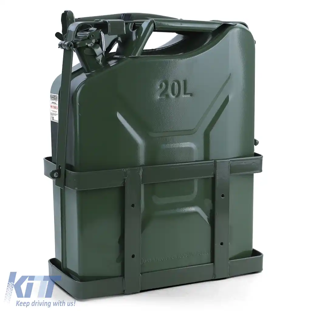 Suport canistră Suport canistră verde pentru canistră metalică de 20L, cu închidere-image-6205012