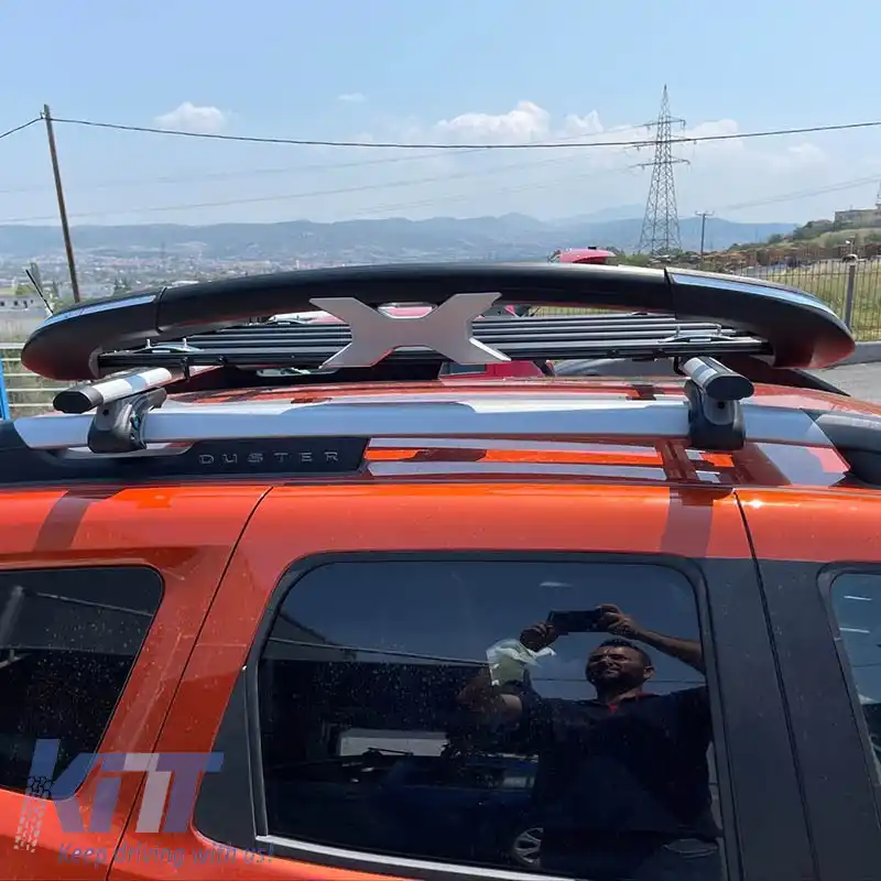 Suport de acoperiș auto Metal Negru Aero