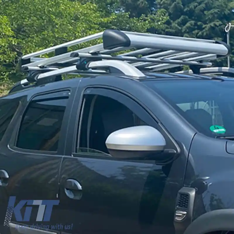 Suport de acoperiș auto Rackit Aluminiu Argintiu Aero 140x100cm 28833-image-6310536