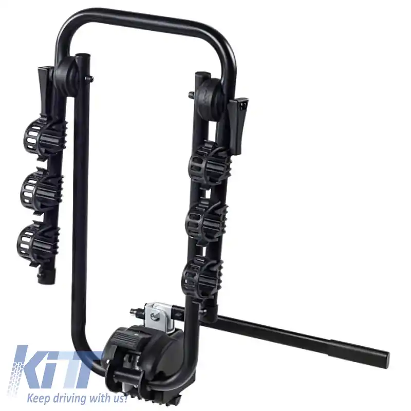 Suport de biciclete pentru remorcă Rackit Hookit 3 RK502-3 Negru, potrivit pentru 3 biciclete-image-6313749