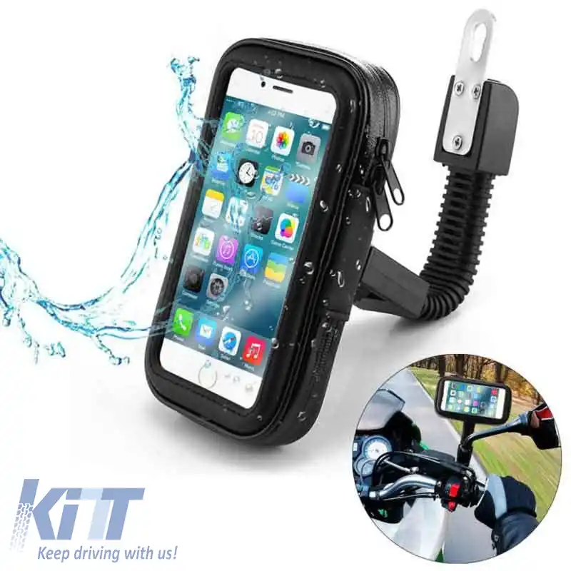 Suport de telefon pentru bicicletă / motocicletă potrivit pentru instalare cu șuruburi impermeabile-image-6294648